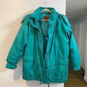 Eddie Bauer Gore-Tex Ridge Line Premium Goosedown Down Jacket Hooded Coat Parka